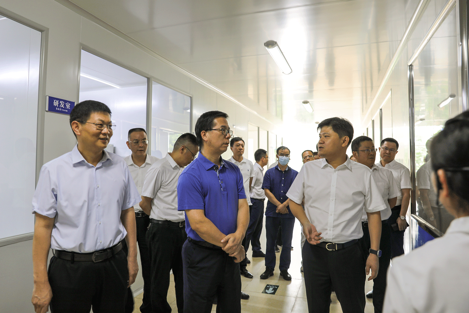 省国资委党委书记、主任肖文伟调研金健米业(图2)